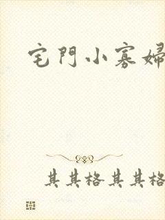 宅门小寡妇