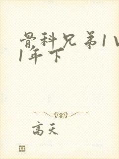 骨科兄弟1 V1年下