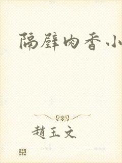 隔壁肉香小说