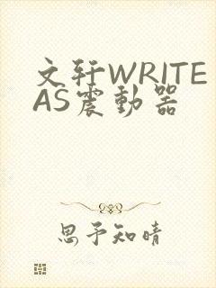 文轩WRITEAS震动器