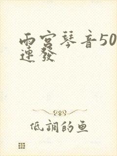 雨宫琴音500连发