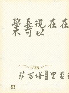 学长现在在上课不可以