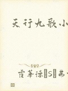 天行九歌小说