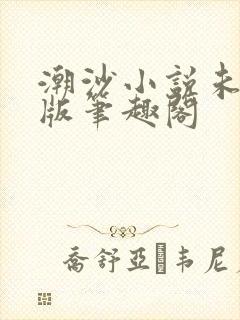 潮沙小说未删减版笔趣阁