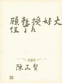 顾教授好大含不住了h