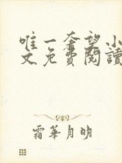 唯一奢望小说全文免费阅读