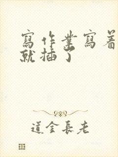 写作业写着写着就插了