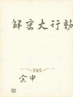 解密大行动