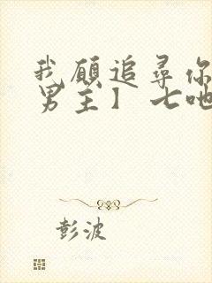 我愿追寻你【双男主】 七吔