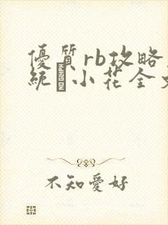 优质rb攻略系统寀小花全文免费阅读