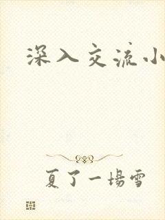 深入交流小说