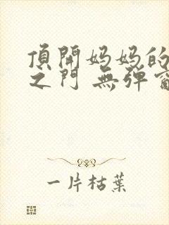 顶开妈妈的生命之门 无弹窗