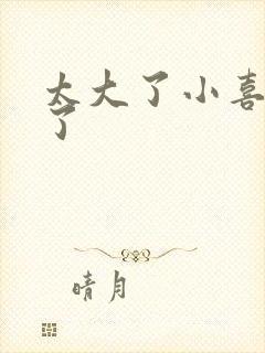 太大了小喜涨死了