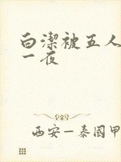 白洁被五人糟蹋一夜
