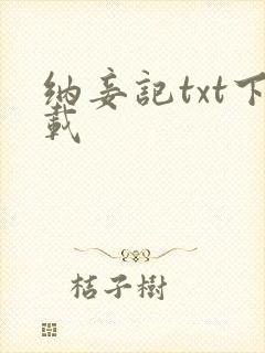 纳妾记txt下载