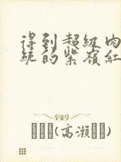 得到超级肉禽系统的紫岭红山