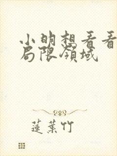 小明想看看永久局限领域