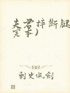 夫君摔断腿后(完本)