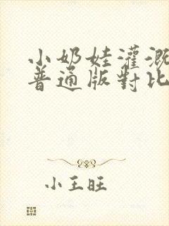 小奶娃灌溉记与普通版对比