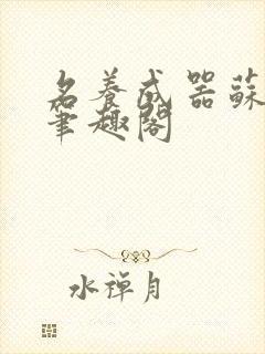 名养成器苏沫沫笔趣阁