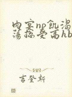 肉宴np饥渴放荡总受高hbl