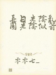 长日光阴乱作一团光阴似箭必读