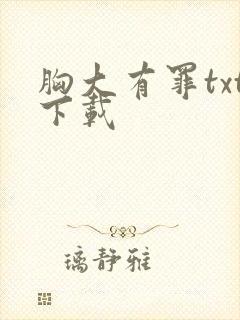 胸大有罪txt下载