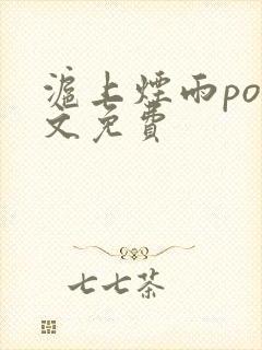 沪上烟雨po全文免费