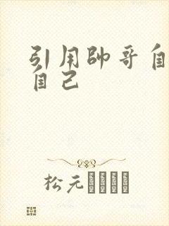 引用帅哥自己玩自己