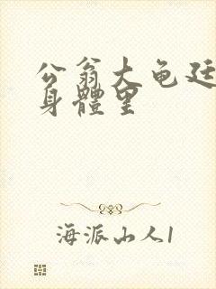 公翁大龟廷进我身体里