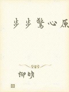 步步惊心原著