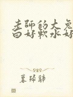 老师的大兔子好白好软水好多