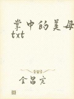 掌中的美母版主txt
