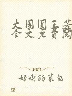 大团圆王芳高敏全文免费阅读