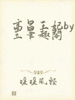 高昌王妃by黛玉笔趣阁