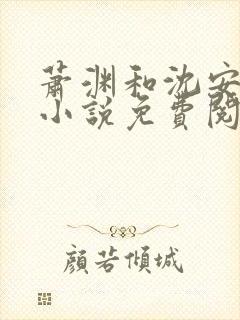 萧渊和沈安安的小说免费阅读