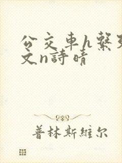 公交车h系列辣文n诗晴