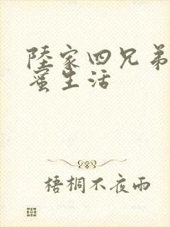 陆家四兄弟的甜蜜生活