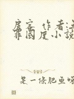 房客 作者:无罪国度小说全文免费