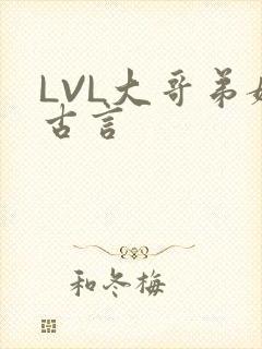 LVL大哥弟媳古言