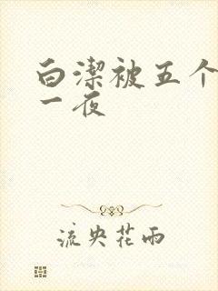 白洁被五个人玩一夜