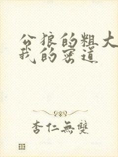 公狼的粗大挺进我的密道