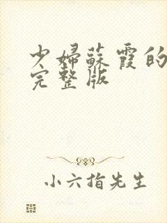 少妇苏霞的沉沦完整版