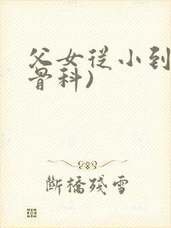 父女从小到大(骨科)