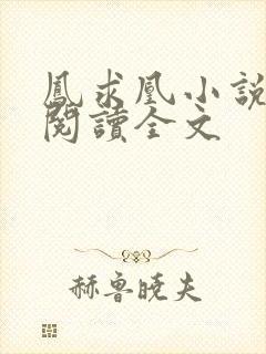 凤求凰小说免费阅读全文