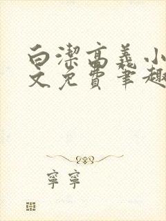 白洁高义小说全文免费笔趣阁在线阅读