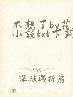 不想了by花卷小说txt下载