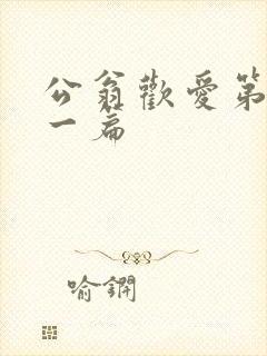 公翁欢爱第三十一篇