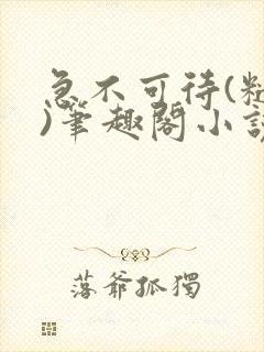 急不可待(糙汉)笔趣阁小说内容