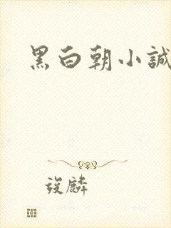 黑白朝小诚